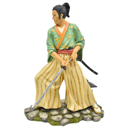 Samuray Dekoratif Heykel | Japon Savaşçısı Katana Figürü 22 cm