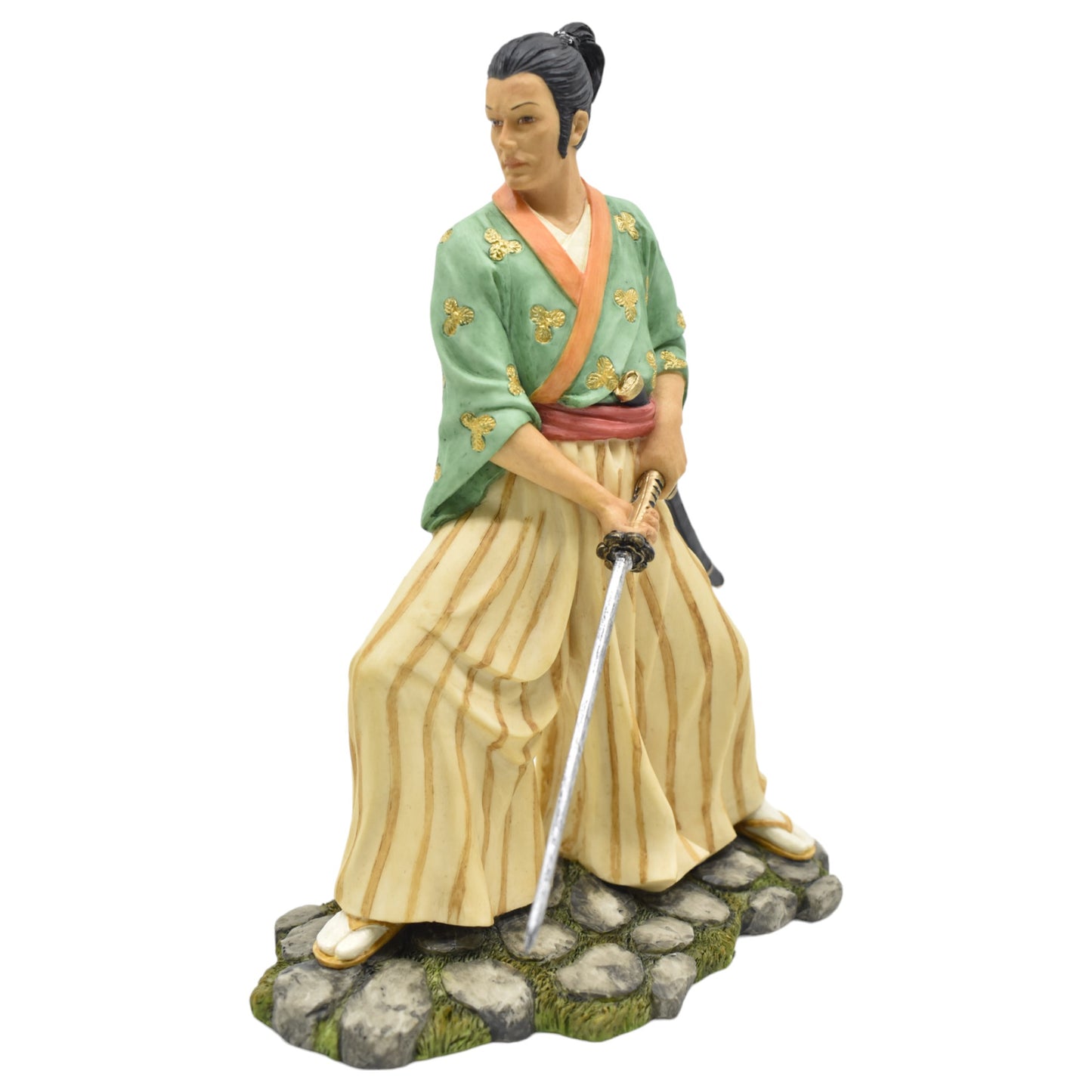 Samuray Dekoratif Heykel | Japon Savaşçısı Katana Figürü 22 cm