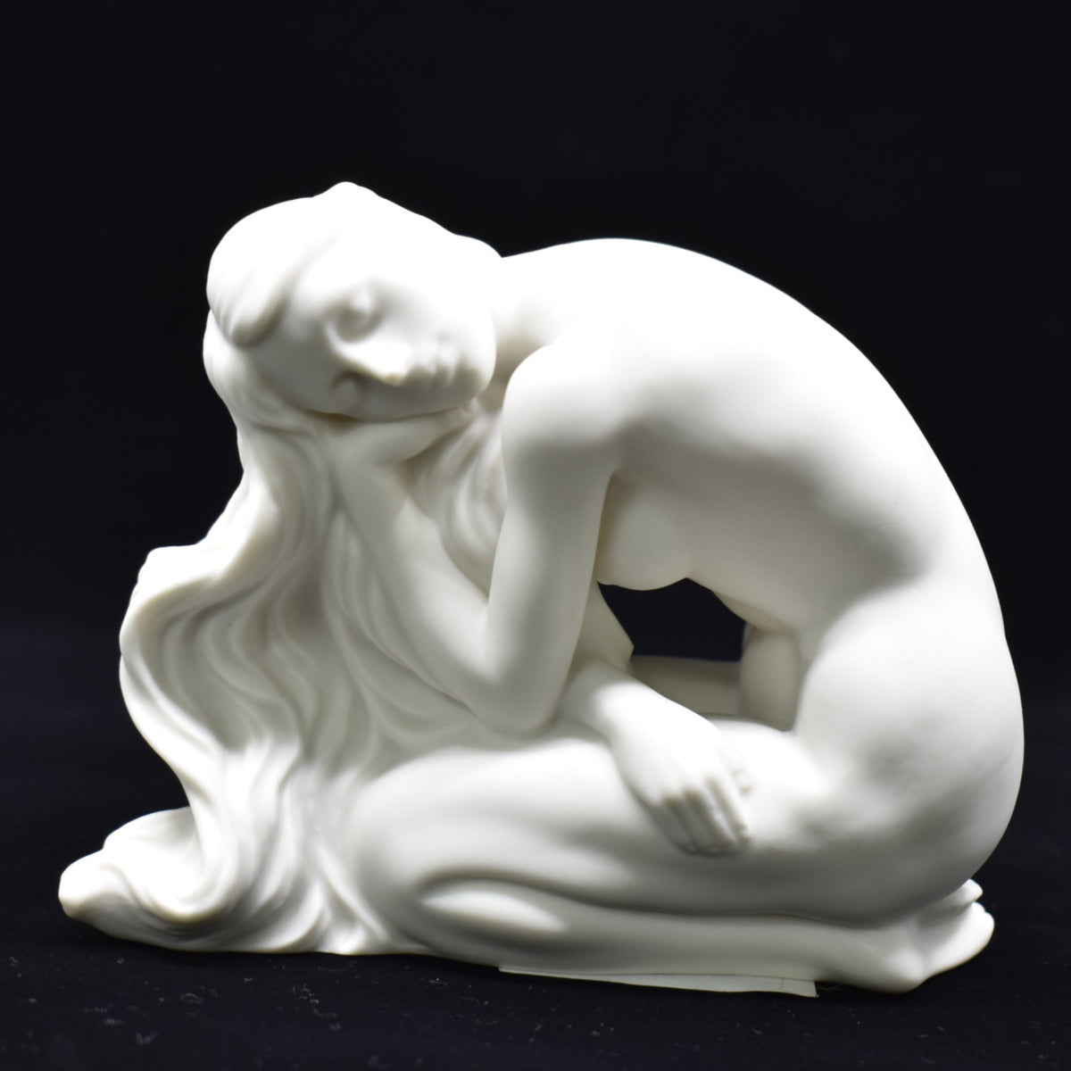 Oturan Kadın Figürü | Modern Sanatsal Body Biblo 12 cm
