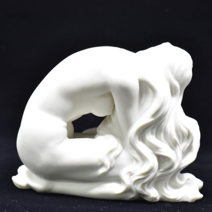 Oturan Kadın Figürü | Modern Sanatsal Body Biblo 12 cm