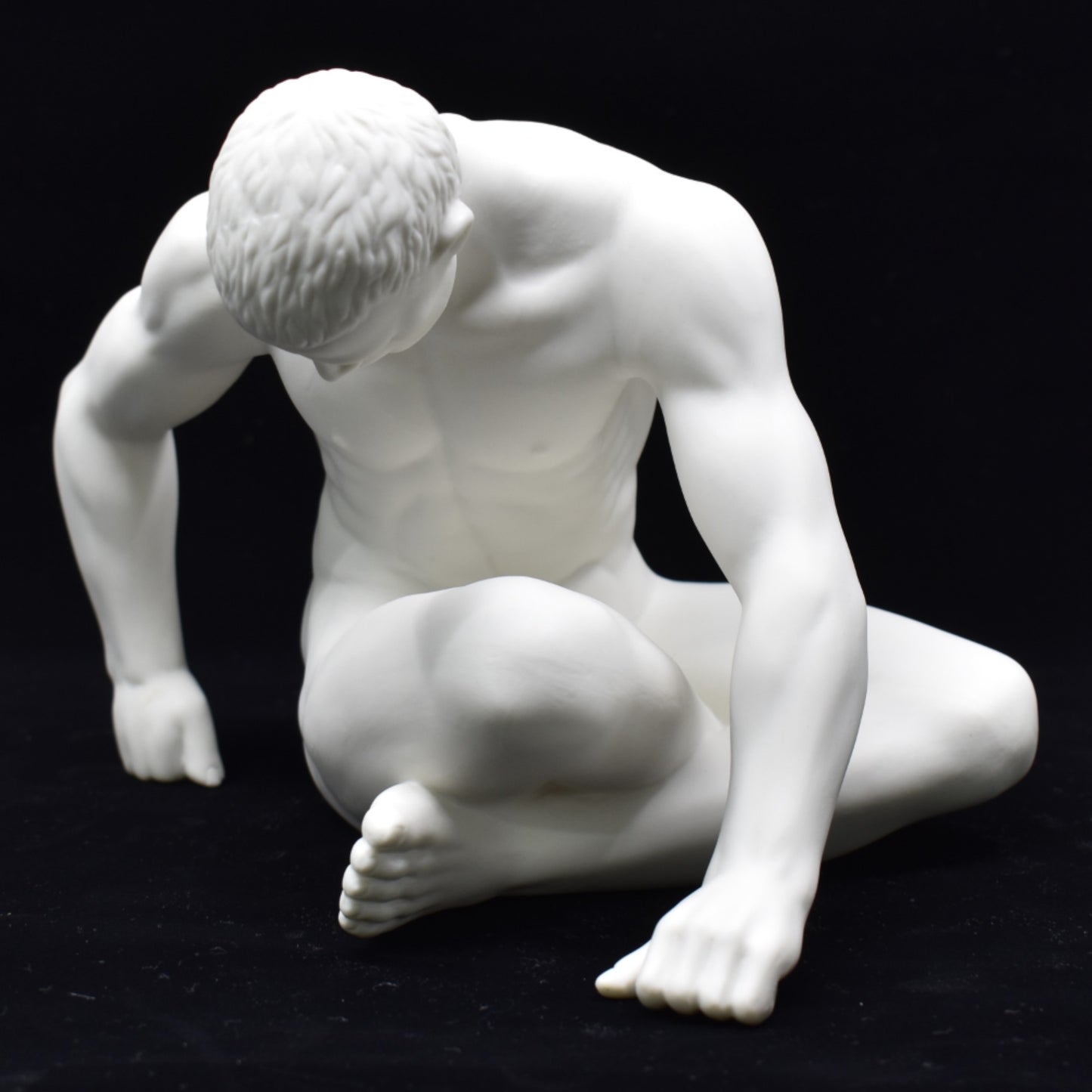 Oturan Erkek Figürü | Modern Sanatsal Body Biblo 19,5 cm
