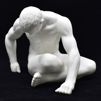 Oturan Erkek Figürü | Modern Sanatsal Body Biblo 19,5 cm