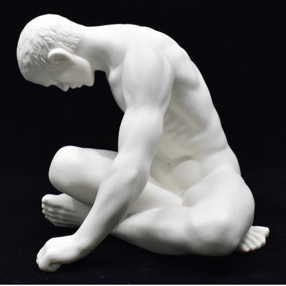 Oturan Erkek Figürü | Modern Sanatsal Body Biblo 19,5 cm