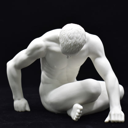 Oturan Erkek Figürü | Modern Sanatsal Body Biblo 19,5 cm