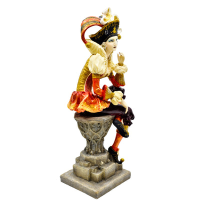 Kadın Soytarı Biblo – Dekoratif Jester Figürü 26,5 cm
