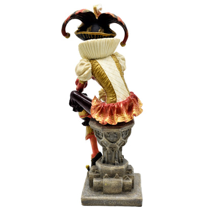 Kadın Soytarı Biblo – Dekoratif Jester Figürü 26,5 cm