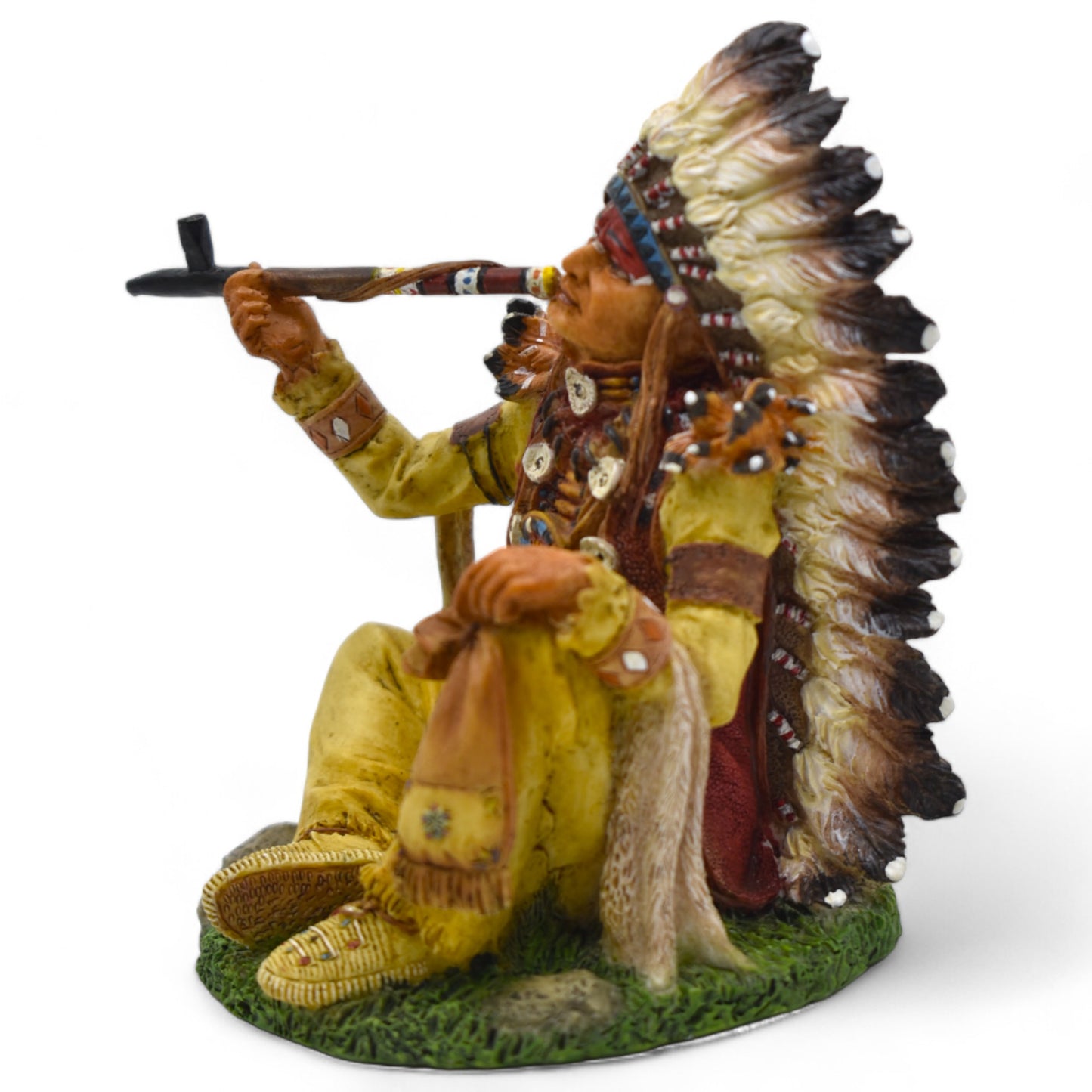 Yerli Barış Çubuğu Dekoratif Heykel | Barış Çubuğu Tören Figürü 10,5 cm