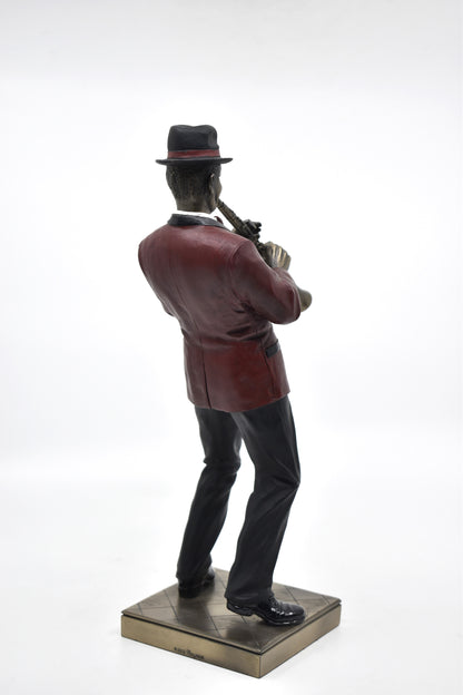 Veronese Design Clarinet Player Decorative Figurine 31 cm