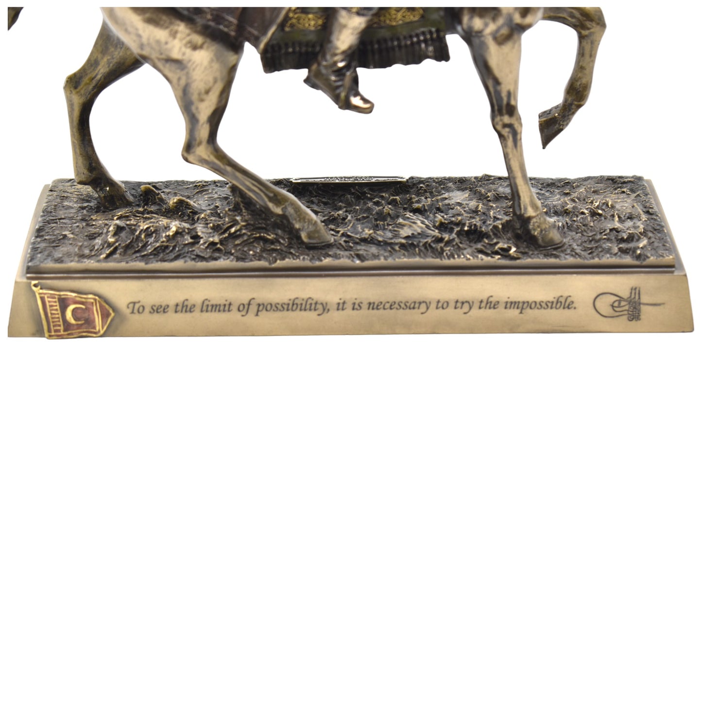 Veronese Design Fatih Sultan Mehmet Bronz Atlı Heykel 29 cm