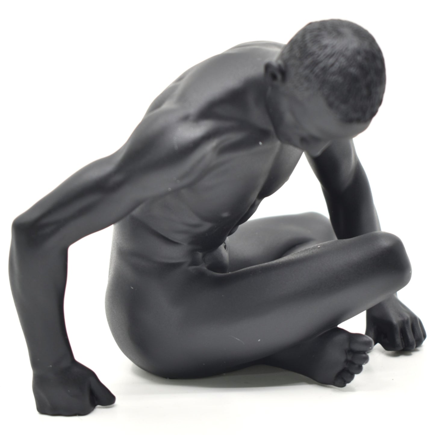 Veronese Design Çıplak Adam Biblo Siyah 13,5 cm