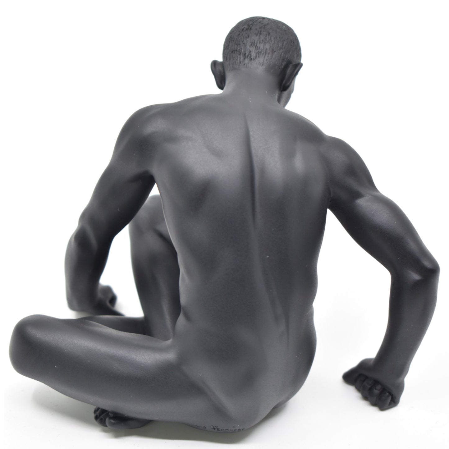 Veronese Design Çıplak Adam Biblo Siyah 13,5 cm