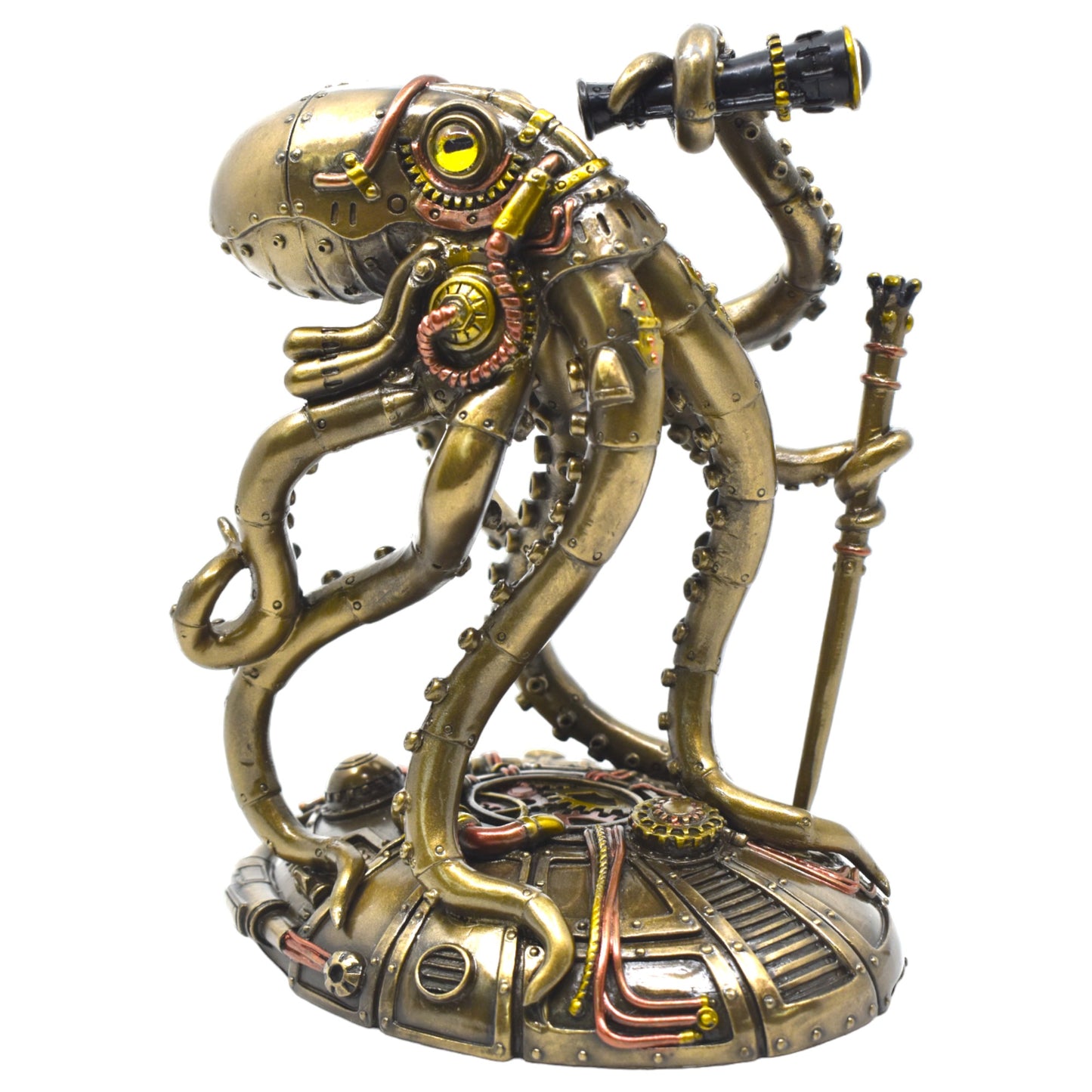 Steampunk Denizci Ahtapot Dekoratif Heykel – Soğuk Döküm Reçine