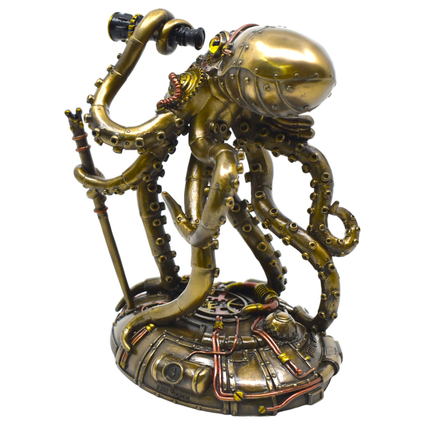 Steampunk Denizci Ahtapot Dekoratif Heykel – Soğuk Döküm Reçine