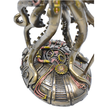 Steampunk Denizci Ahtapot Dekoratif Heykel – Soğuk Döküm Reçine