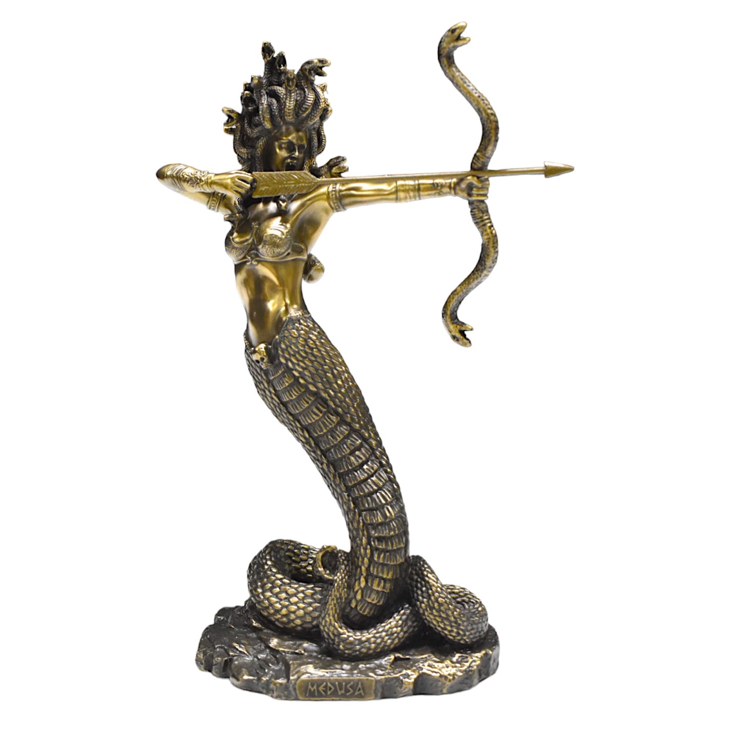 Veronese Design Medusa Dekoratif Heykel 23 cm