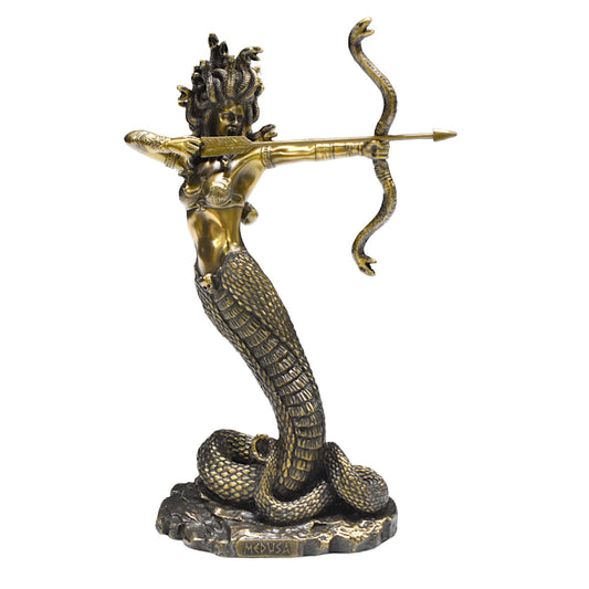 Veronese Design Medusa Dekoratif Heykel 23 cm