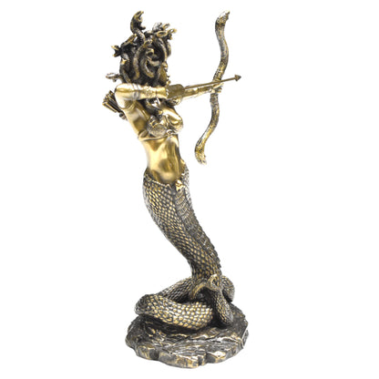 Veronese Design Medusa Dekoratif Heykel 23 cm