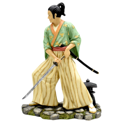 Samuray Dekoratif Heykel | Japon Savaşçısı Katana Figürü 22 cm