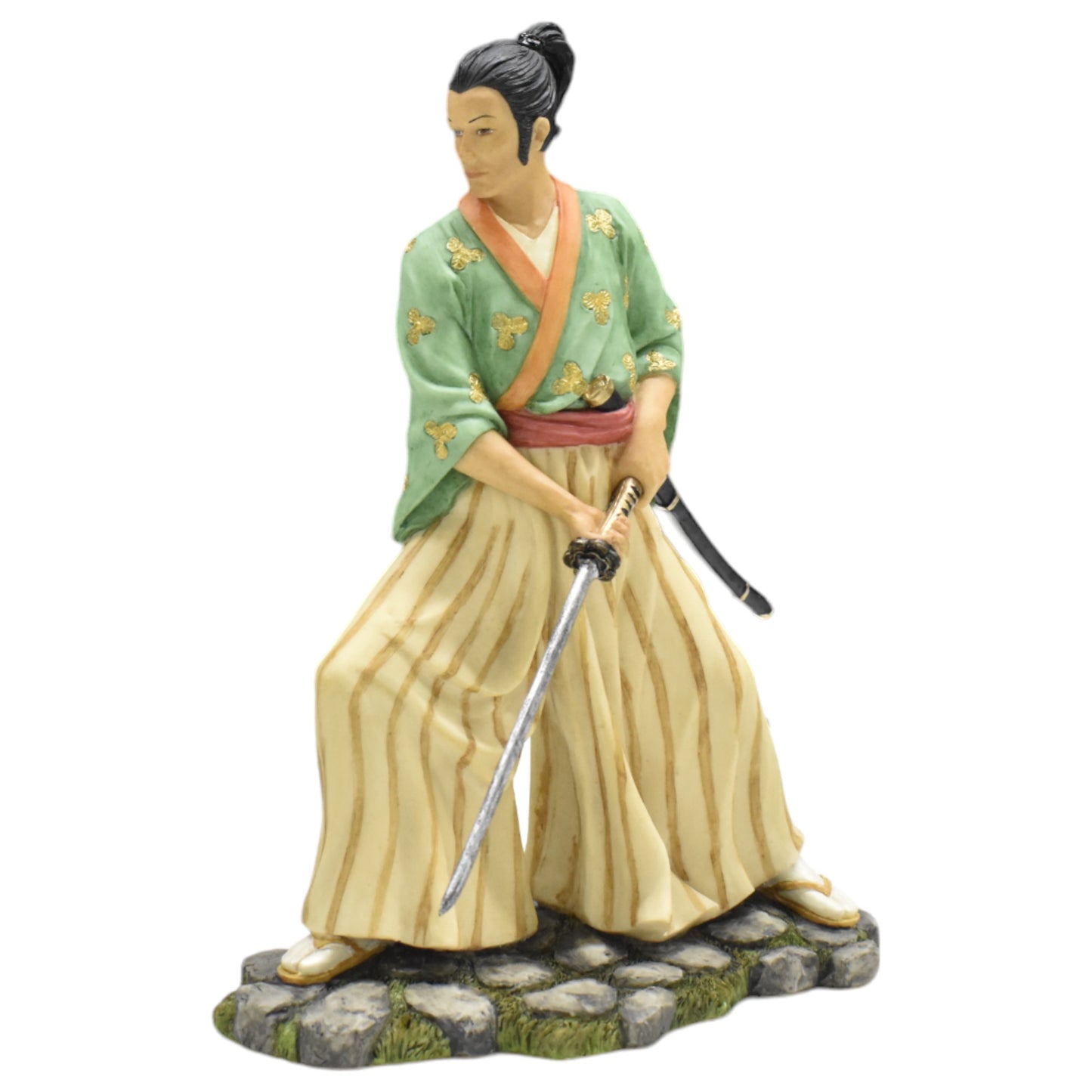 Samuray Dekoratif Heykel | Japon Savaşçısı Katana Figürü 22 cm
