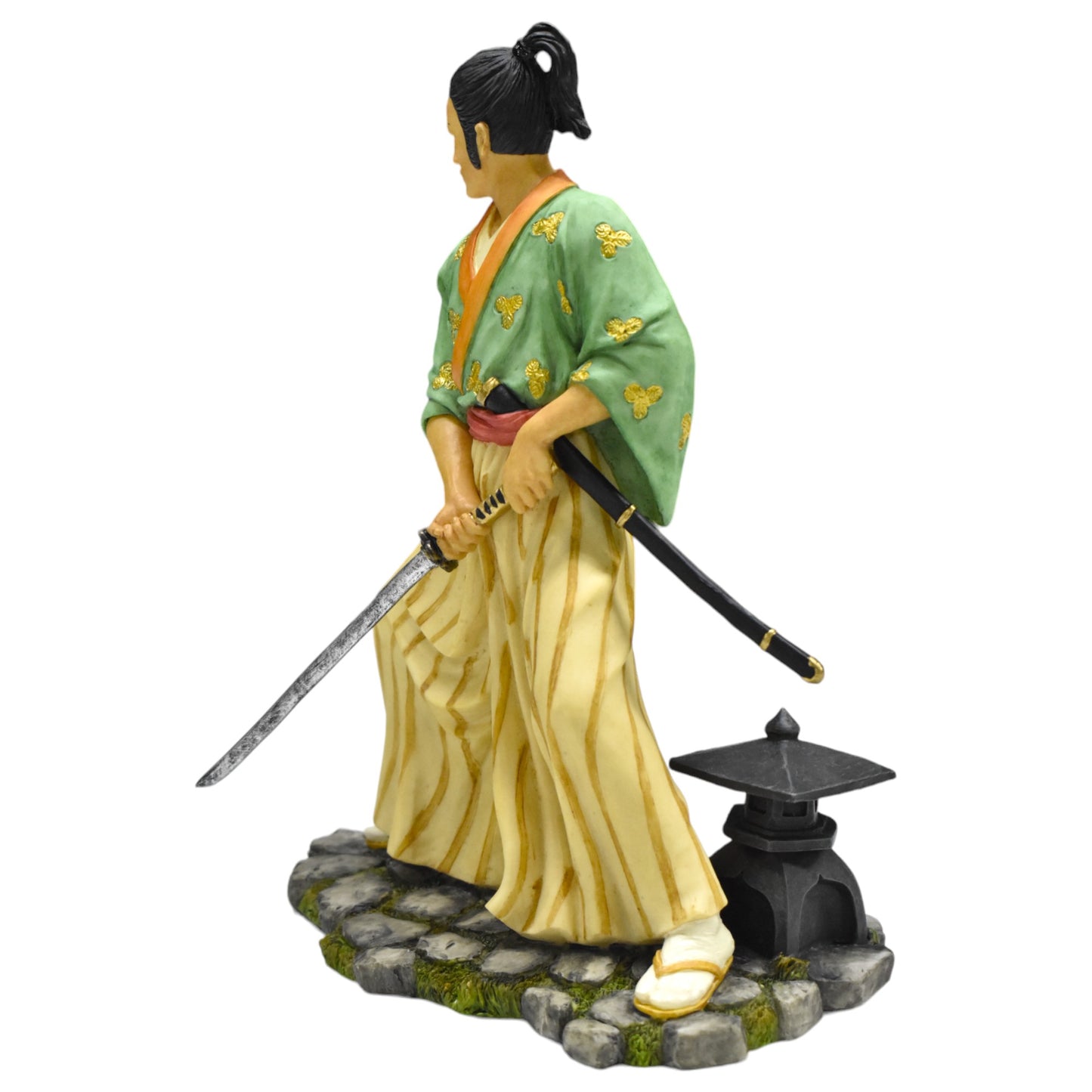 Samuray Dekoratif Heykel | Japon Savaşçısı Katana Figürü 22 cm