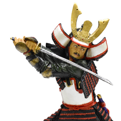 Katanalı Samuray Dekoratif Heykel | Japon Savaşçısı Figürü 24 cm