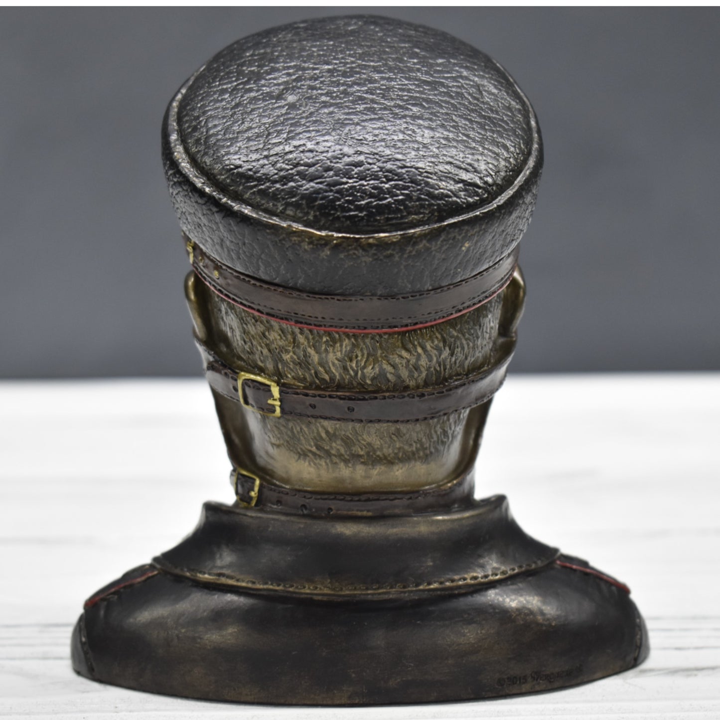 Steampunk Veba Doktoru Dekoratif Büst | Soğuk Döküm Reçine El Boyaması 15,5 cm