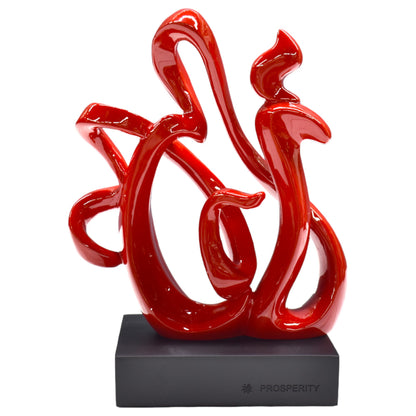 Çince Refah Dekoratif Heykel | Feng Shui Bolluk ve Bereket Biblosu 20,5 cm