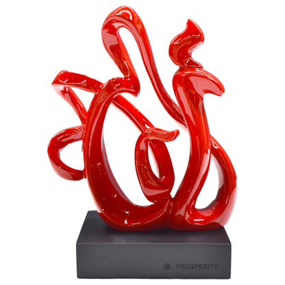 Çince Refah Dekoratif Heykel | Feng Shui Bolluk ve Bereket Biblosu 20,5 cm