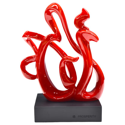 Çince Refah Dekoratif Heykel | Feng Shui Bolluk ve Bereket Biblosu 20,5 cm
