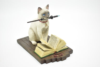 Veronese Design Wizard Cat Decorative Figurine 16.8 cm