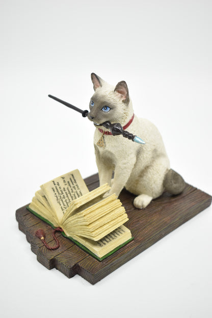 Veronese Design Wizard Cat Decorative Figurine 16.8 cm