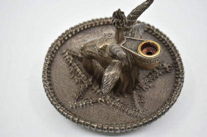 Canavar Geri Akışlı Tütsülük | Baphomet Backflow Tütsü Şelalesi 13 cm