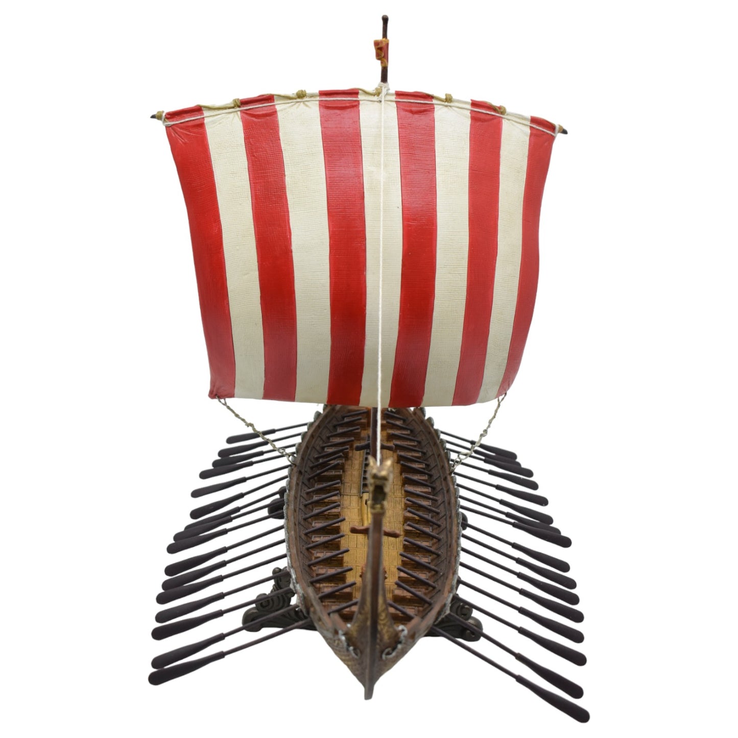 Viking Uzun Gemisi Dekoratif Heykel | İskandinav Drakkar Modeli 33 cm