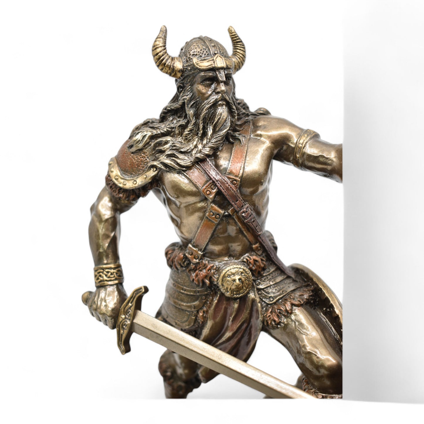 Veronese Design Viking Savaşçı Heykeli Dekoratif Biblo