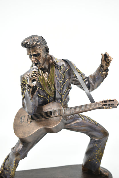Elvis Presley Dekoratif Heykel | Rock'n Roll Koleksiyon Figürü 26 cm