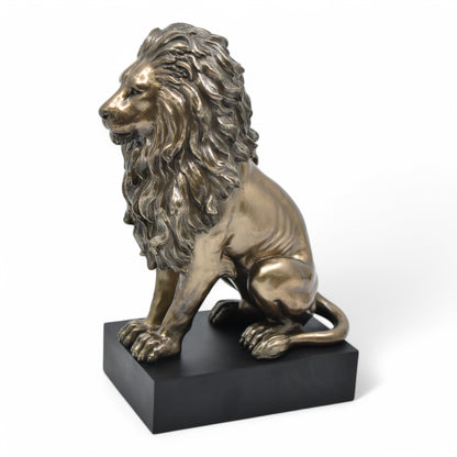 Veronese Design Lion Decorative Figurine on Stand 22.5 cm
