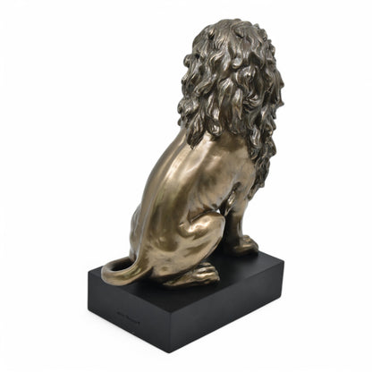Veronese Design Lion Decorative Figurine on Stand 22.5 cm