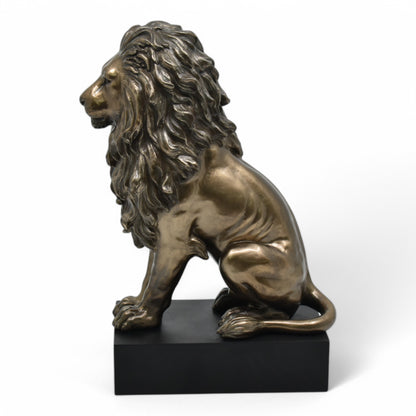 Veronese Design Lion Decorative Figurine on Stand 22.5 cm