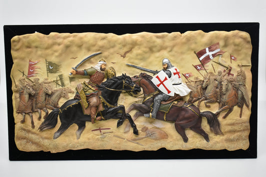 Hıttin Savaşı Dekoratif Duvar Panosu Kabartma 42 cm