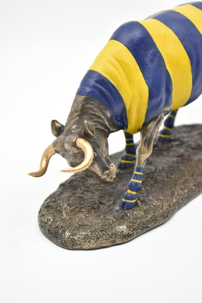 Charging Bull Dekoratif Heykel | Boğa Koleksiyon Figürü 26,5 cm