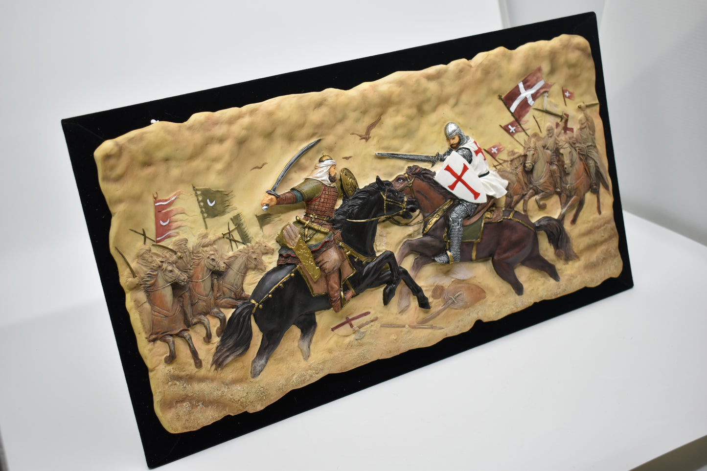 Hıttin Savaşı Dekoratif Duvar Panosu Kabartma 42 cm