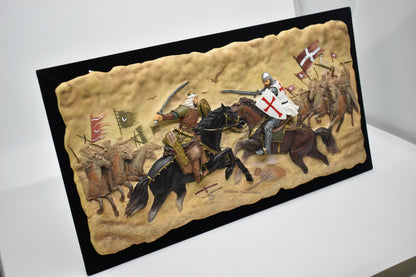 Hıttin Savaşı Dekoratif Duvar Panosu Kabartma 42 cm