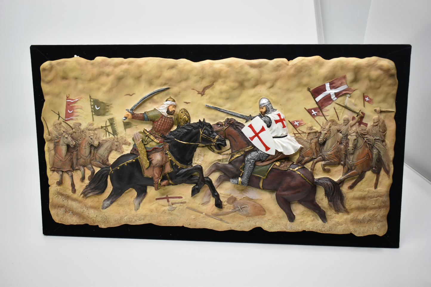 Hıttin Savaşı Dekoratif Duvar Panosu Kabartma 42 cm