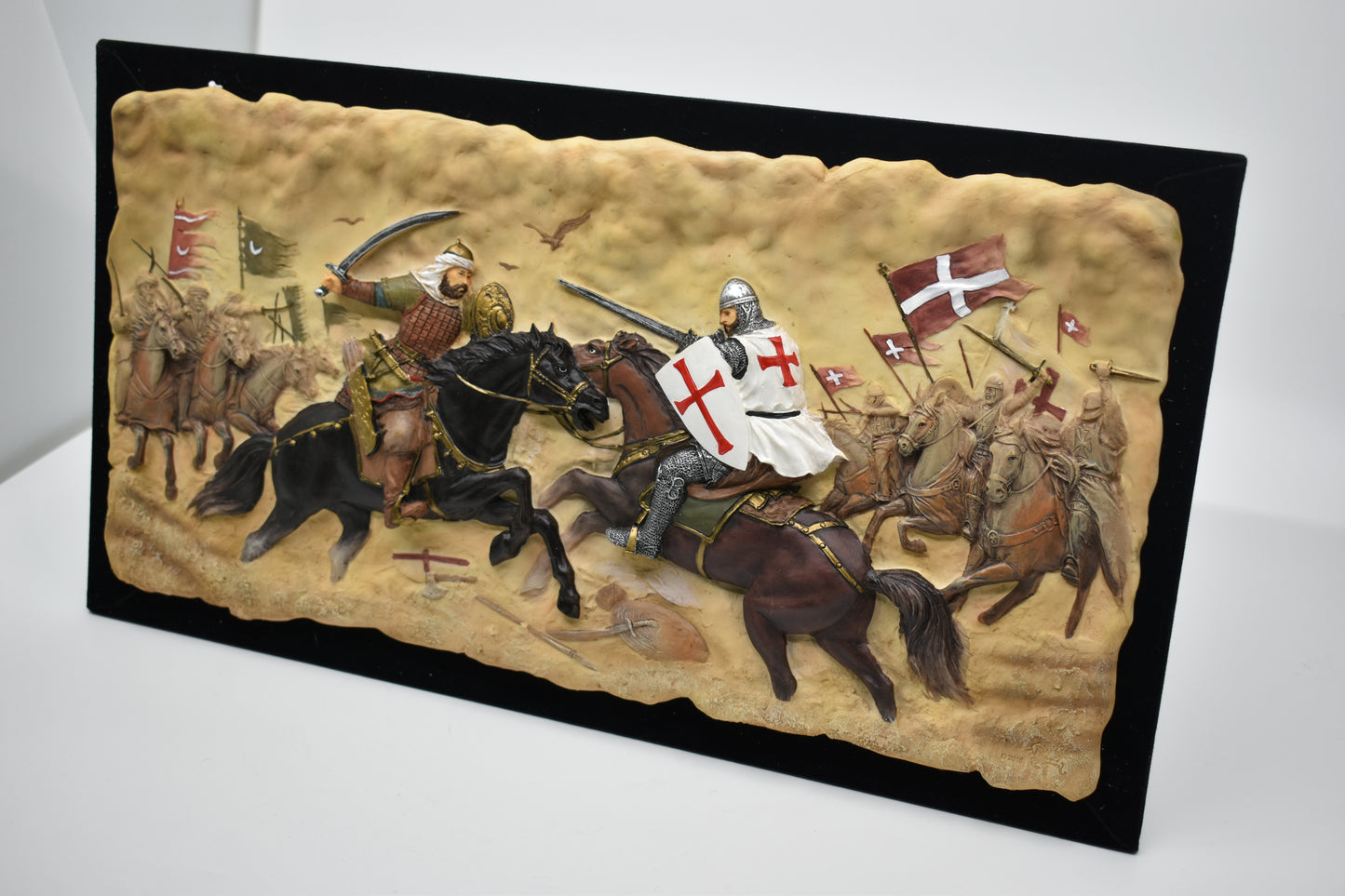 Hıttin Savaşı Dekoratif Duvar Panosu Kabartma 42 cm