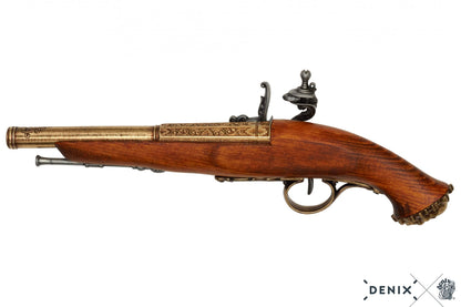 Denix Flintlock Pirate Pistol Replica, 18th C.