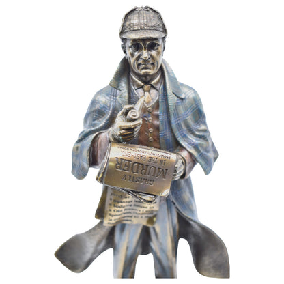Veronese Design Sherlock Holmes Heykeli Dekoratif Biblo