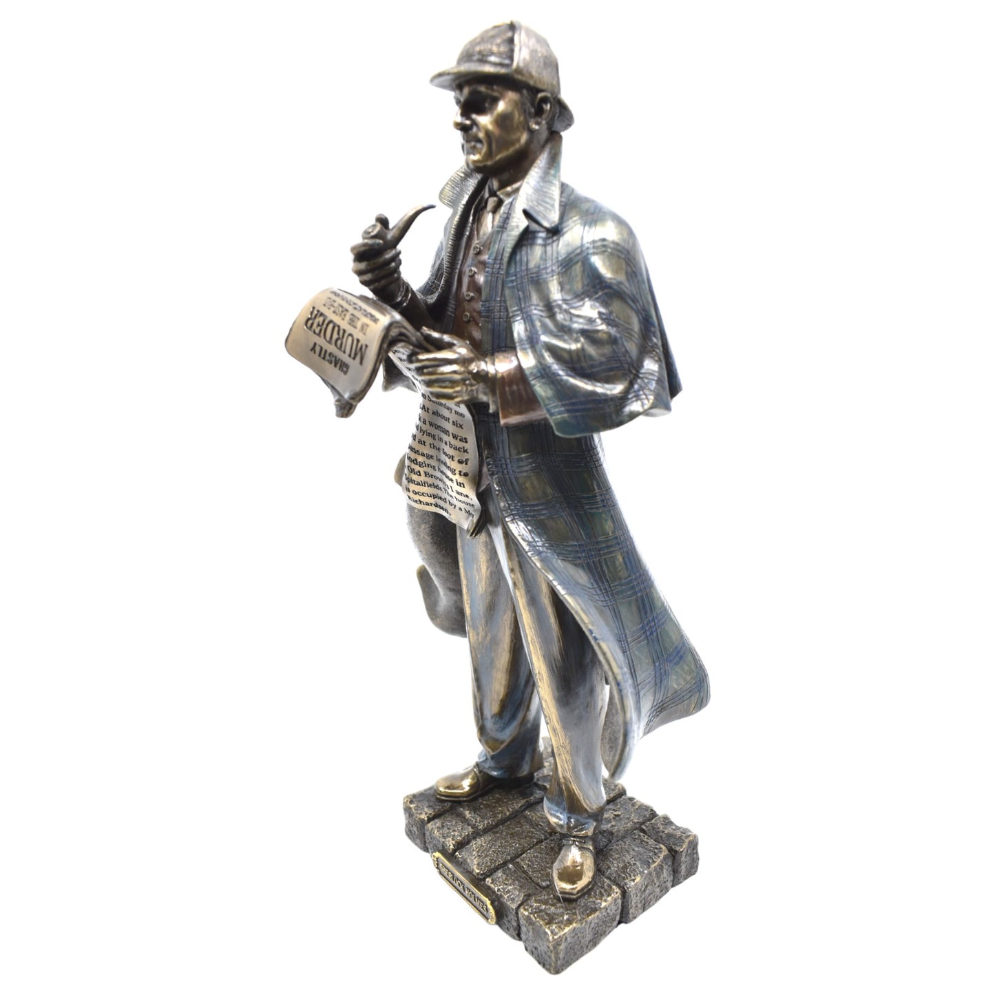 Veronese Design Sherlock Holmes Heykeli Dekoratif Biblo