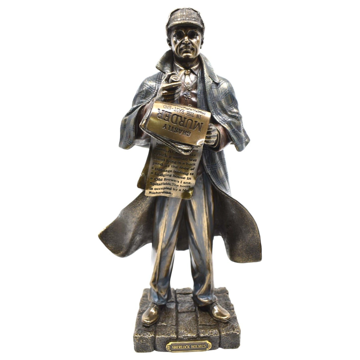 Veronese Design Sherlock Holmes Heykeli Dekoratif Biblo