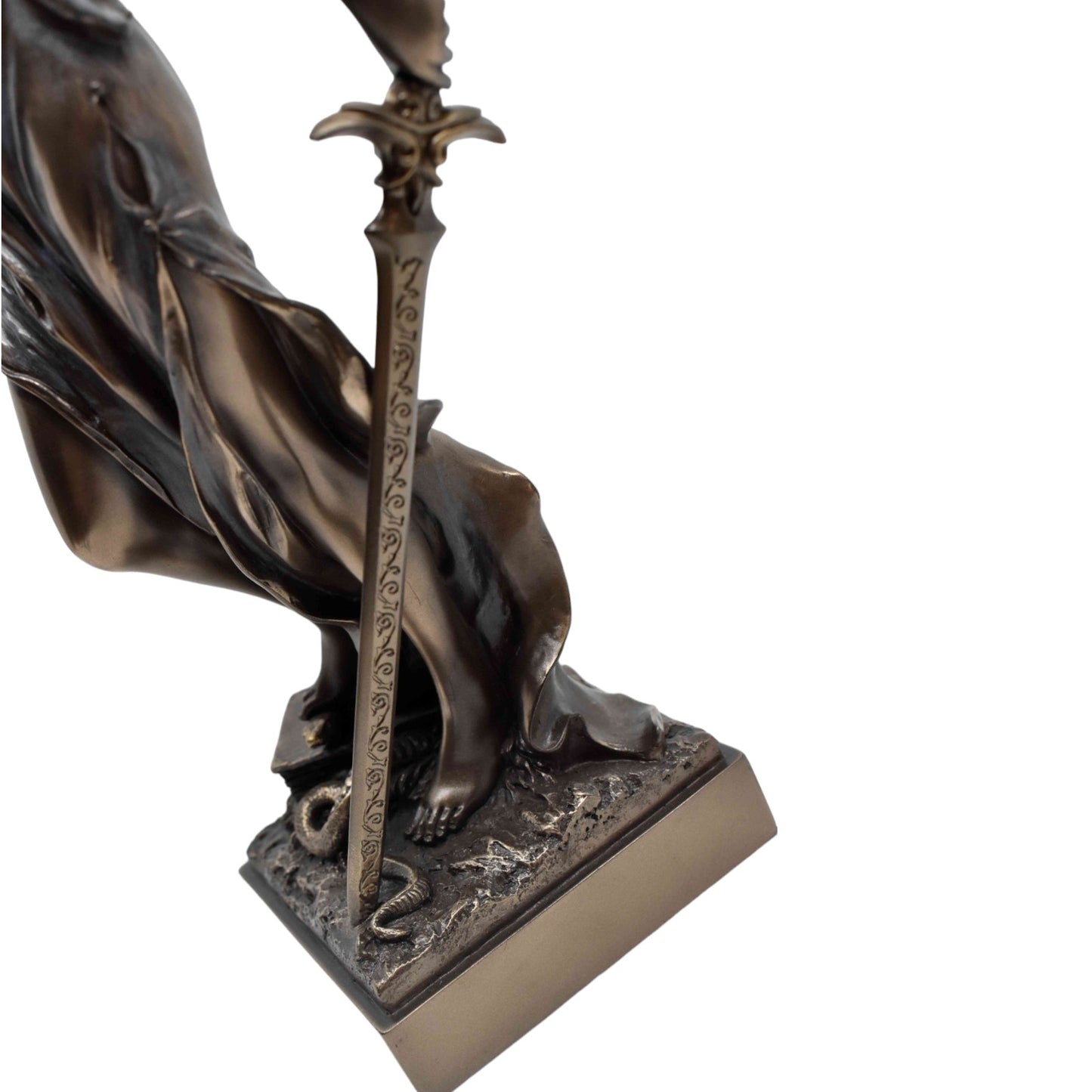 Veronese Design Adalet Biblosu 33 cm Lady Justice Dekoratif Heykel
