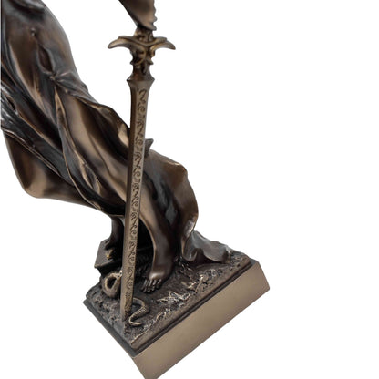 Veronese Design Adalet Biblosu 33 cm Lady Justice Dekoratif Heykel
